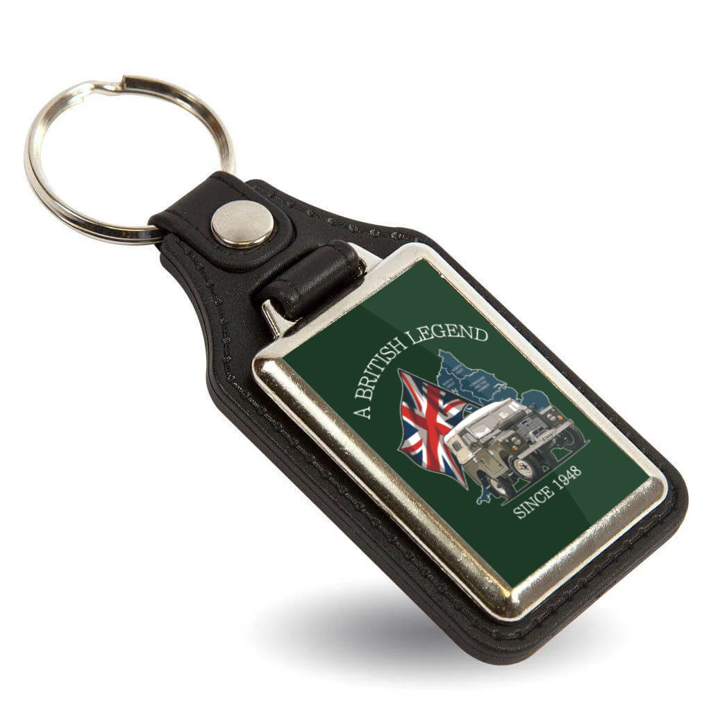 A British Legend Since 1948 Metal Keyring, Land Rover Series Gift, British Classic Car Enthusiast - Image 7