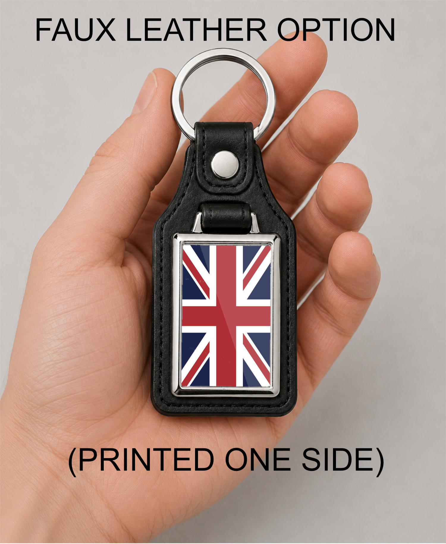 Union Jack Keyring Double Sided Metal Keychain, British Flag Keyring, UK Gift for Him Her, England Souvenir Accessory - Image 8