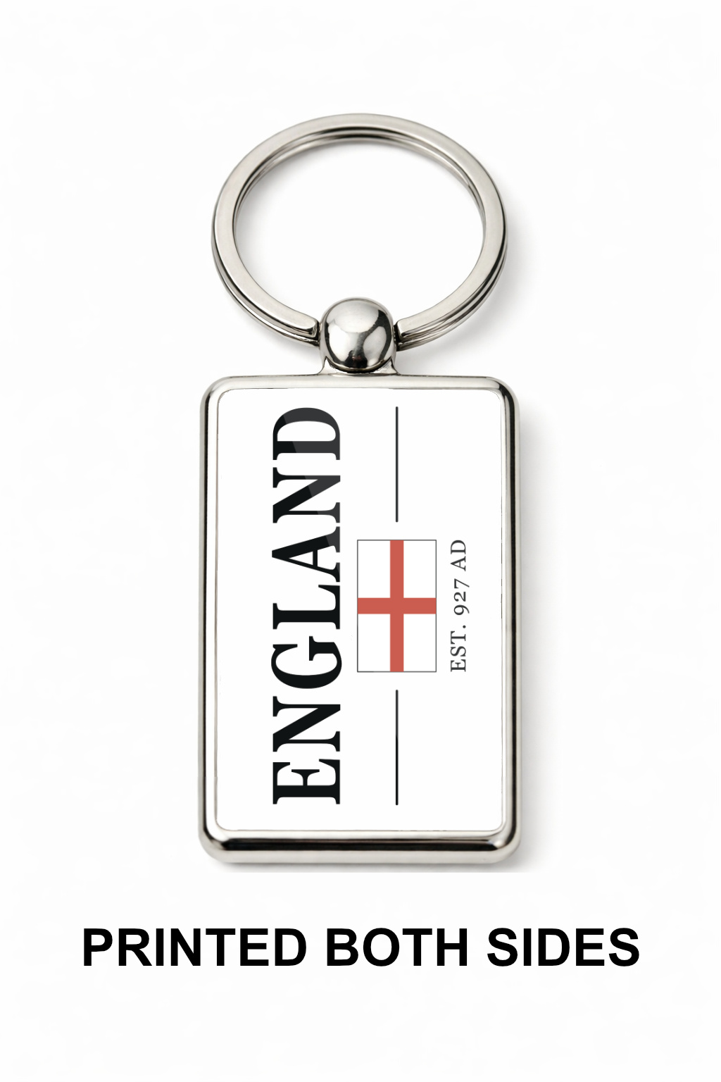 England St George Metal Keyring, England Flag Keychain, English Gift, Patriotic England Key Ring, St George's Cross Gift - Image 7