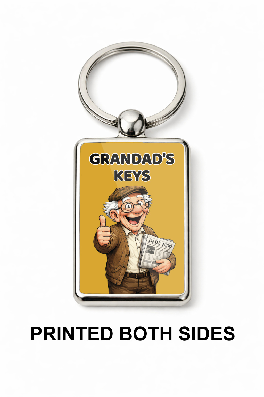 Grandad's Keys Metal Keyring, Grandad Gift, Grandpa Keychain, Funny Grandad Present, Grandfather Key Ring, Father's Day Gift - Image 6
