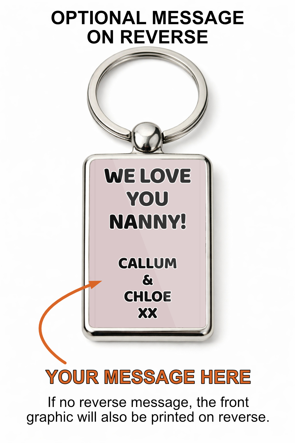 Nanny's Keys Metal Keyring, Nanny Gift, Grandma Keychain, Funny Nanny Present, Nana Key Ring, Mother's Day Gift, Gift for Nanny - Image 4