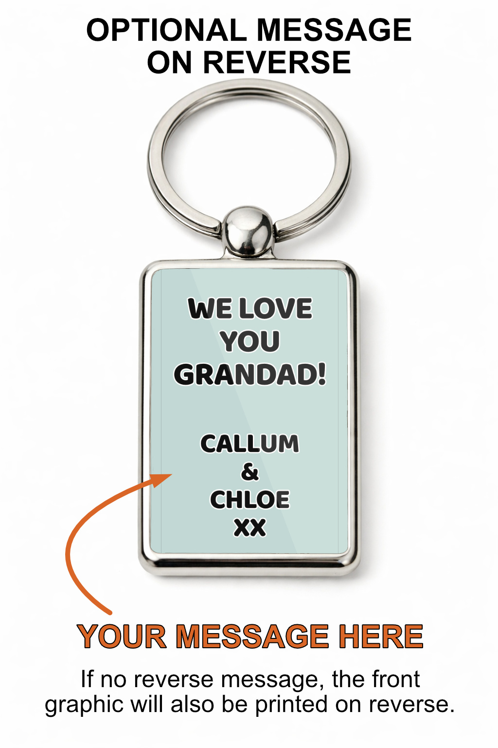 Grandad's Car Keys Metal Keyring, Grandad Gift, Funny Grandpa Keychain, Car Lover Gift, Father's Day Gift, Grandfather Key Ring - Image 4