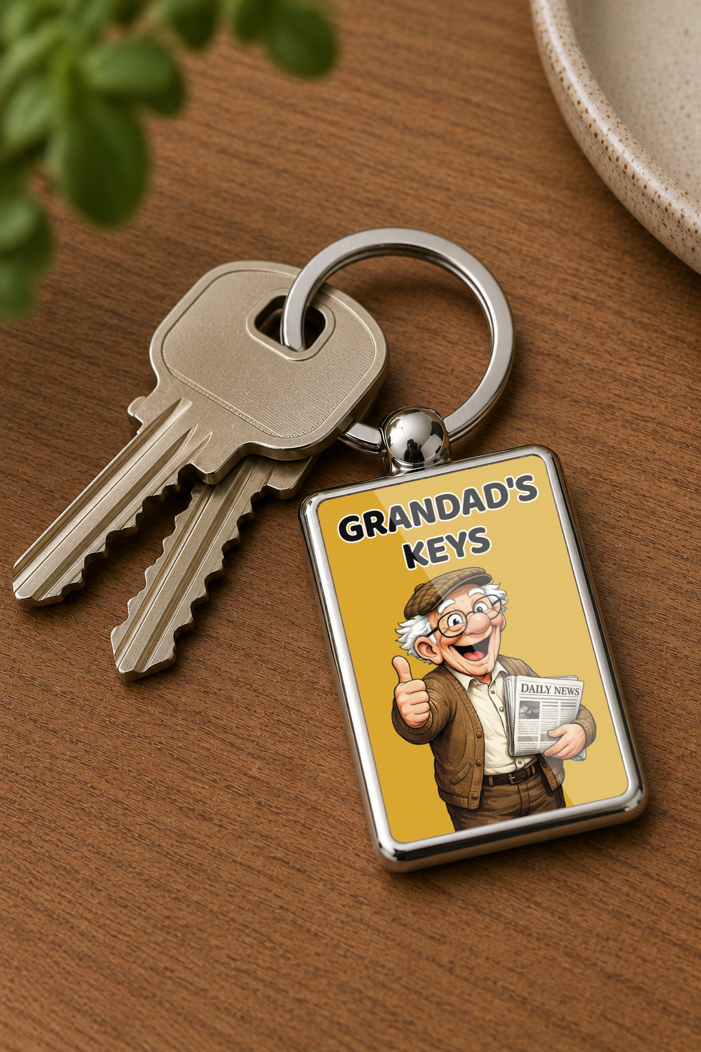Grandad's Keys Metal Keyring, Grandad Gift, Grandpa Keychain, Funny Grandad Present, Grandfather Key Ring, Father's Day Gift - Image 8
