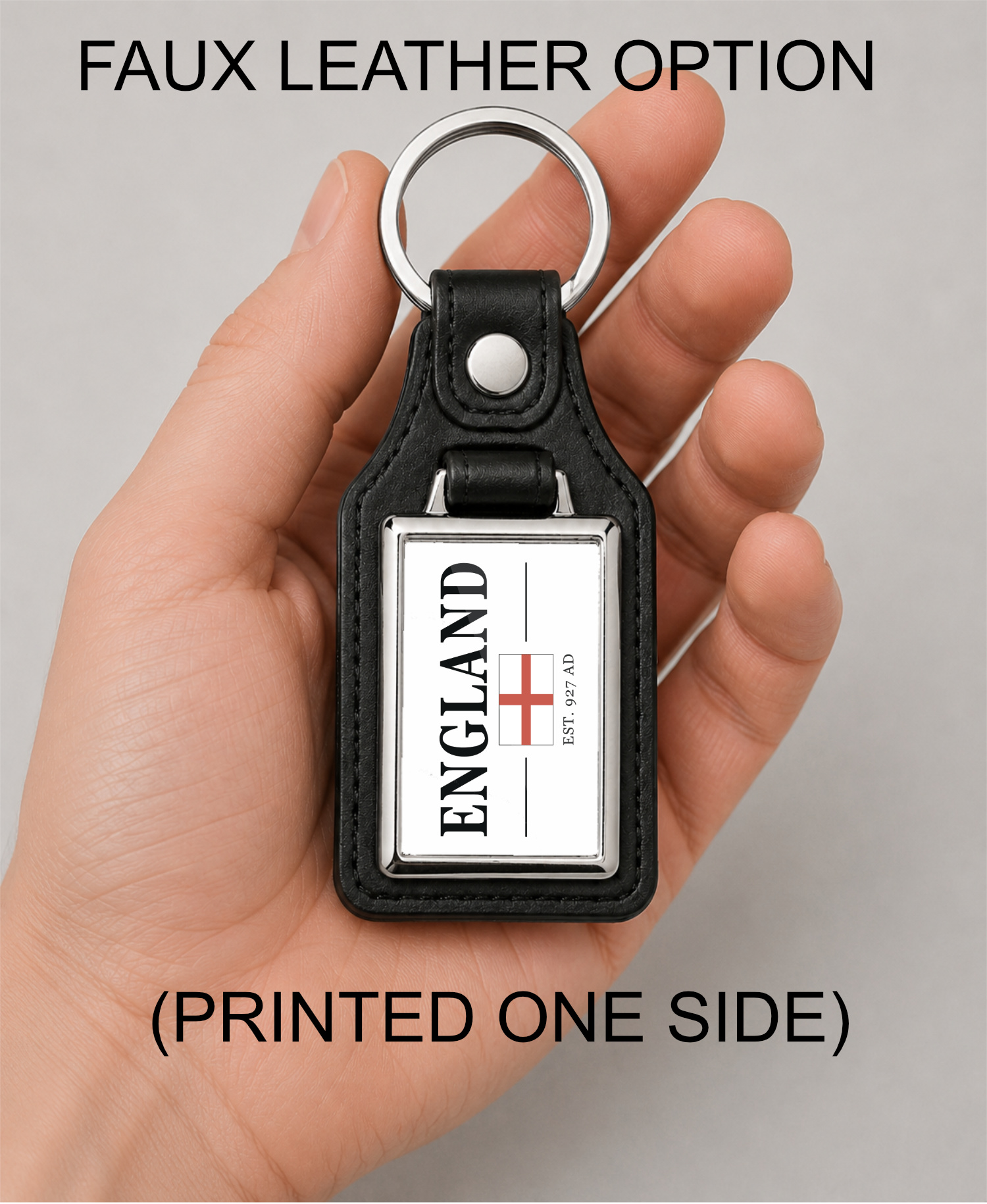 England St George Metal Keyring, England Flag Keychain, English Gift, Patriotic England Key Ring, St George's Cross Gift - Image 8