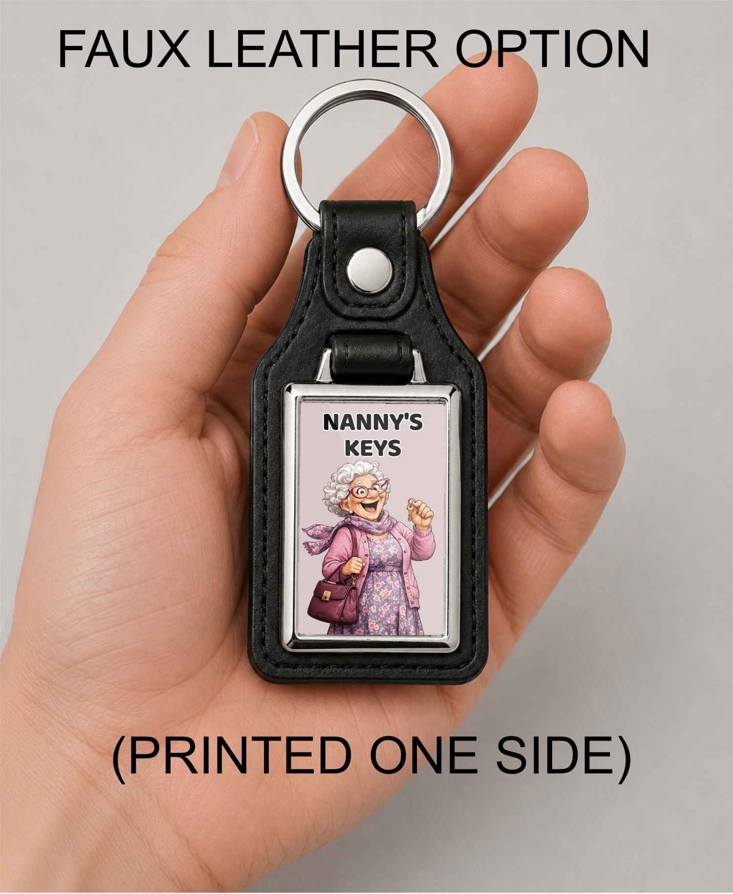 Nanny's Keys Metal Keyring, Nanny Gift, Grandma Keychain, Funny Nanny Present, Nana Key Ring, Mother's Day Gift, Gift for Nanny - Image 7