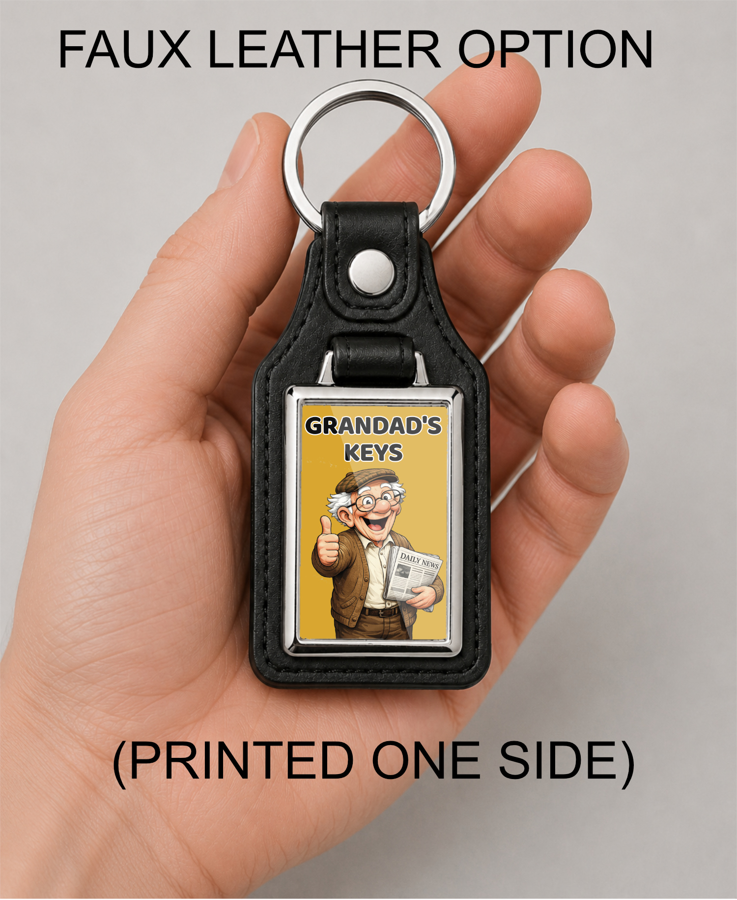 Grandad's Keys Metal Keyring, Grandad Gift, Grandpa Keychain, Funny Grandad Present, Grandfather Key Ring, Father's Day Gift - Image 9